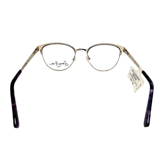 Sean John Eyeglasses Frames SJLO6009 Matte Eggplant Shiny Light Gold 54-21-140 - Picture 3 of 5